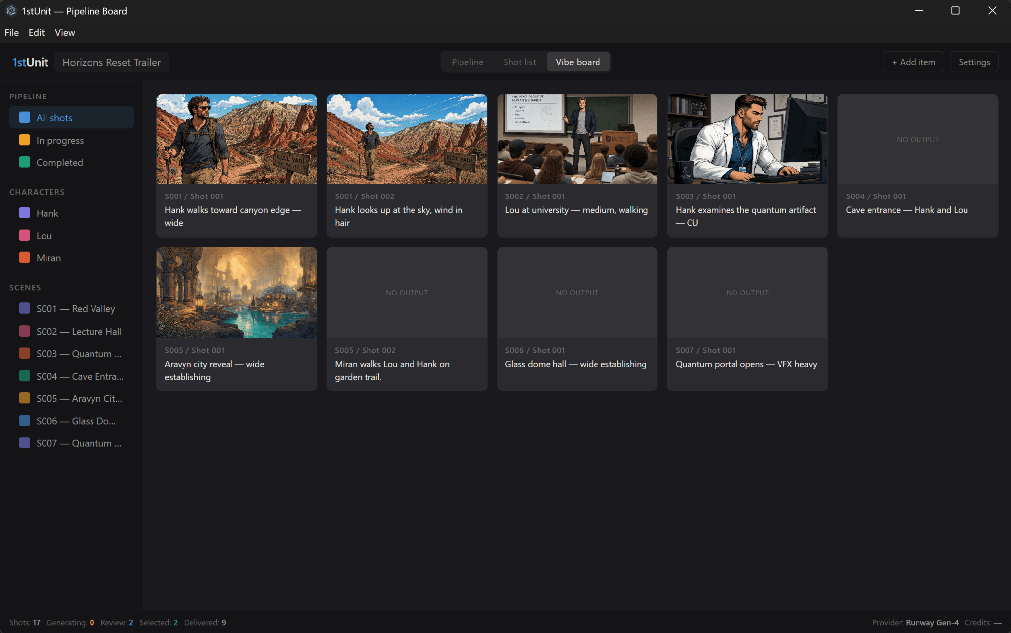 Vibe Board View